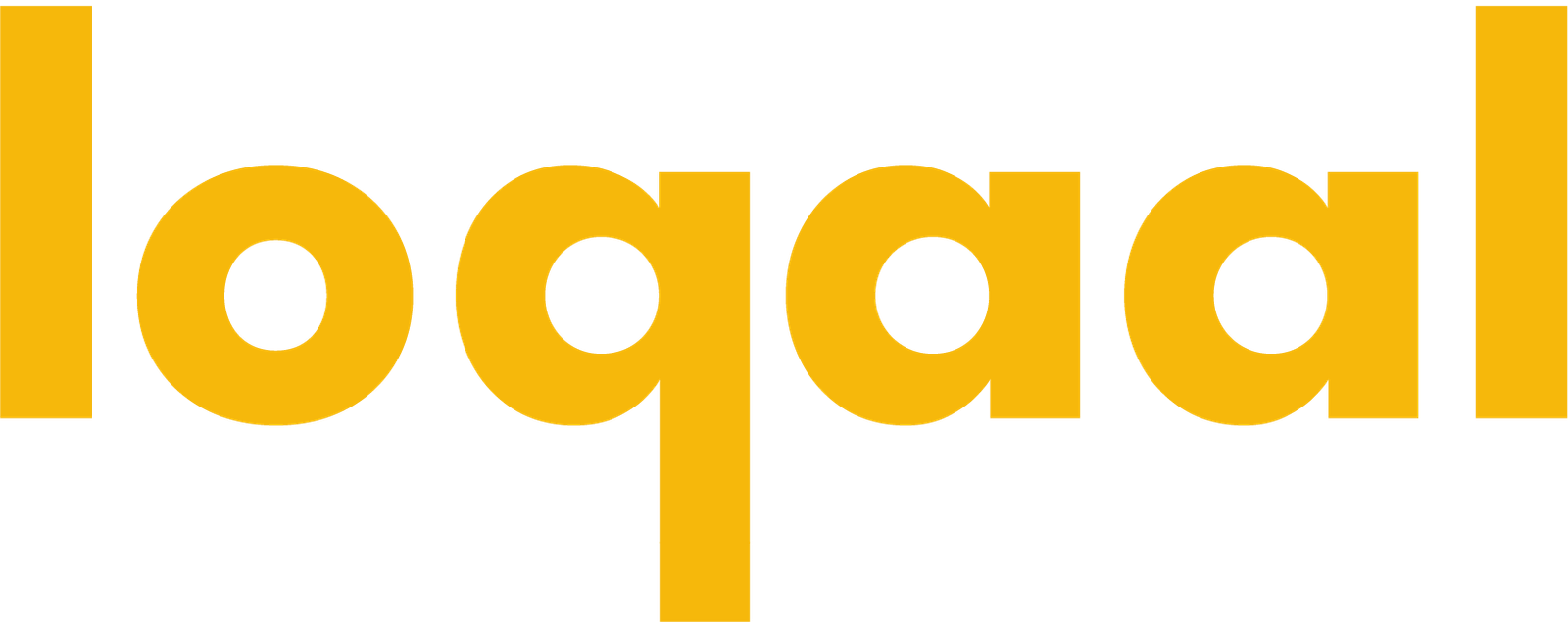 loqaal logo in het geel
